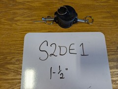 1.5″ DC150 Cam lock Poly Female Cap 1-1/2 Inch (S2DE1)