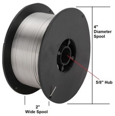 Stainless Steel ER308L MIG Welding Wire Mig 308L .030″ 1 Roll, 2 lbs Roll