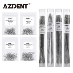 Dental Orthodontic Wires Kobayashi Preformed Ligature Ties Long/Short 100Pcs/Bag