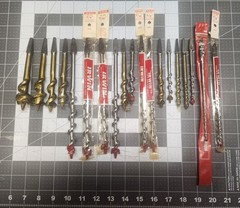 New Vintage (NOS) Irwin & Greenlee brace arbor drill bits w/flat rate shipping