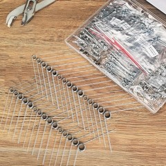 120Pcs Torsional Springs Assortment Kit, Stainless Steel, 30 Sizes for Repairs
