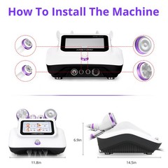 4 in 1 30Version Beauty Machine for Body Massage Facial Skin Care Flat Handle US