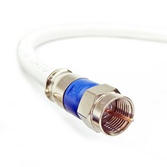 150ft DIRECTV APPROVED WHITE RG6 COAX CABLE 3GHZ 18AWG SOLID COPPER UL ETL CL2