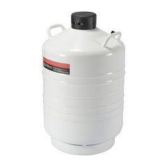 Liquid Nitrogen Tank 30 L Aluminum Alloy LN2 Container Dewar 6 Canisters