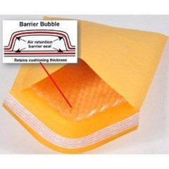 SuperPackage® 250 #00 5 X 9 Kraft Bubble Mailers Padded Envelopes