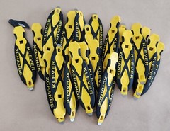 *HUGE LOT* 29 New & Used Uline H-3548Y Klever X-Change Safety Cutter + Warranty!
