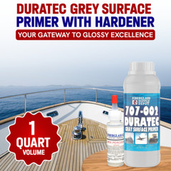707-002 Duratec Surface Primer Grey with 15cc Hardener- 1 Quart