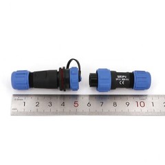 SP13 Waterproof IP68 In-Line Male and Female Circular Cable Plug Connector