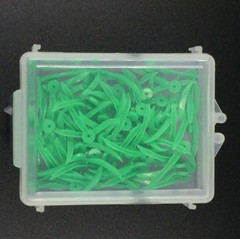 Dental Disposable Plastic Wedge With Holes Round Stern 4 Sizes Wave Poly-Wedge