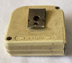 Vintage Fisco Unimatic Vintage Tape Measure, United Kingdom, 5 Meters 16 Feet