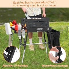 Portable Outdoor Grill Table,Blackstone Griddle Stand,Movable Griddle Stand Fit