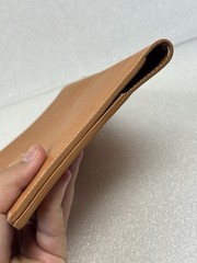 Shinola Detroit Portfolio Brown Horween Leather Case Folder Wallet Organizer