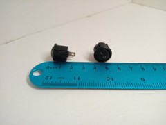 2x Pack 16mm Round Rocker Power Switch Boat 2 Pins 6A 125V AC 3A 250V On Off IO