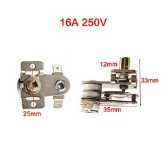 Energy saving Adjustable Temperature Switch Heating Bimetal Thermostat KST168