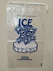 10 LB LBS Commercial Ice Bag Bags Drawstring 10/25/50/100/150/200/…/500/1000