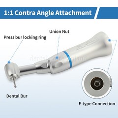 NSK Style Dental Push Button Slow Low Speed Contra Angle Handpiece CA 2.35mm