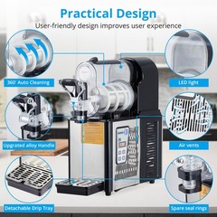 3L Commercial Slushy Machine, Frozen Drink Maker Margarita Smoothie Slushie