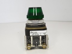 ALLEN BRADLEY 800T-Q24G PILOT LIGHT GREEN 24VAC/DC SERIES T