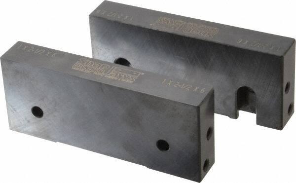 1 Pair Snap Jaws 6MSJ-250 Soft Steel Vise Jawsfor 6″ Vise, Flat/No Step