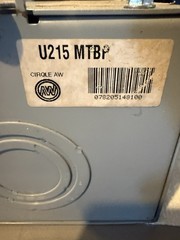 Circle AW B-Line U215 MTBP 100 Amp 5-Jaw Meter Socket W/Boltswitch PT323