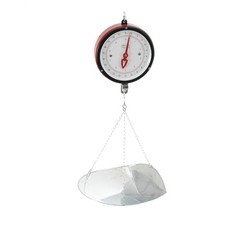 10kg/22lbs Double-sided Supermarkets Dial Hanging Scale Circular Hanging Scale