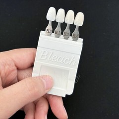 Dental Bleach Shade Guide BL1 4Colors Bleached Chart Teeth Based Vita US STOCK
