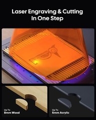 LaserPecker LP4 Portable IR/Diode Laser Engraver Machine Metal Acrylic Wood DIY