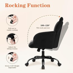 Versatile Cat-Inspired Velvet Task Chair: Stylish & Functional for Any Room