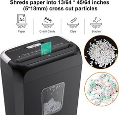 Paper Shredder Cross Cut Commerical Office DVD CD Credit Card Heavy Duty Destroy