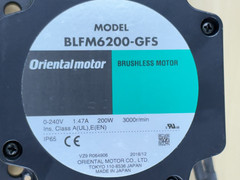 Oriental Motor BLFM6200-GFS Brushless Motor, 0-240V, 3,000 rpm, 200 Watt