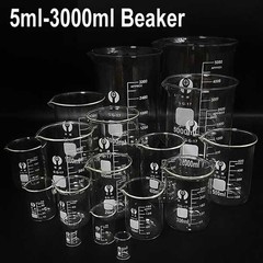 5ml – 3000ml Lab Borosilicate Glass Beaker Hight Chemistry stability Glassware