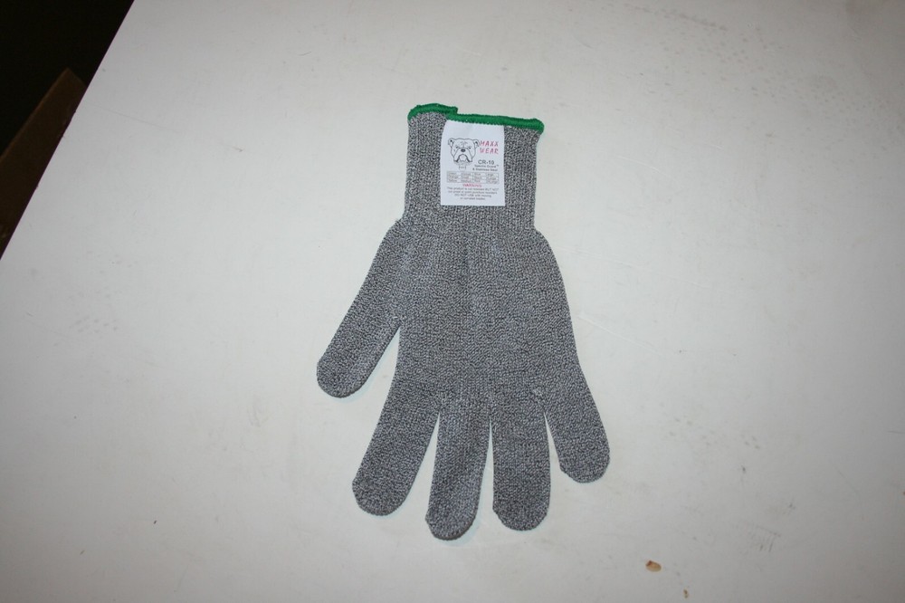 MAXX WEAR CUT RESISTANT GLOVE- CR-10 Spectra/Stainless Steel Blend, XSMALL