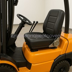 Universal Forklift Seat Lawn Mower Tractor Seat Adjustable Back Mower Excavator