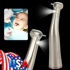 Standard Head Dental 1:5 Increasing Fiber Optic LED Contra Angle Handpiece UPS