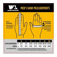 Wells Lamont Men’s Fingerless Synthetic Leather Palm Work Gloves, Large (847L)