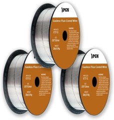 3 Pack PGN Flux Core Welding Wire – E71T-11 .030 Inch, 2 Pound Spool – Gasles…