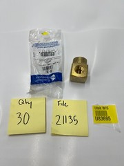 (QTY 2) Superior Products 1/2″ NPTF 2 Outlet Brass Manifold Pipe Tee GMF-3011