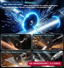 Cutting Wheel Set, 44Pcs Pro Cutting Wheels Kit for Dremel Cut Off Wheels, Resin
