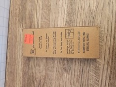 NOS Door Hinges LB Lawrence 2500-DB Satin Brass Button Tip 3 1/2 X 3 1/2