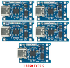10PCS USB Micro, TYPE-C and Mini Lithium Battery Charger With battery protection