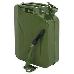 3X Jerry Can oline Oil Army Army Backup Metal Steel 5 Gallon 20L Tank