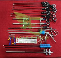 21pc – Laparoscopic Surgery Set SS High Quality Reusable Instruments