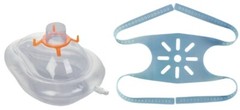 PVC Latex Free Anesthesia Mask Adult XL (Size 6) w/Check Valve Transparent