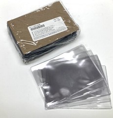 Qty (100 pack) Vinyl Tag Protector 100-4328 4″ x 6″ Clear 8 Gauge General – NEW!