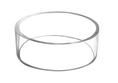 AZM Acrylic Plastic 3″ Display Ring and Stand for Basketball, Football