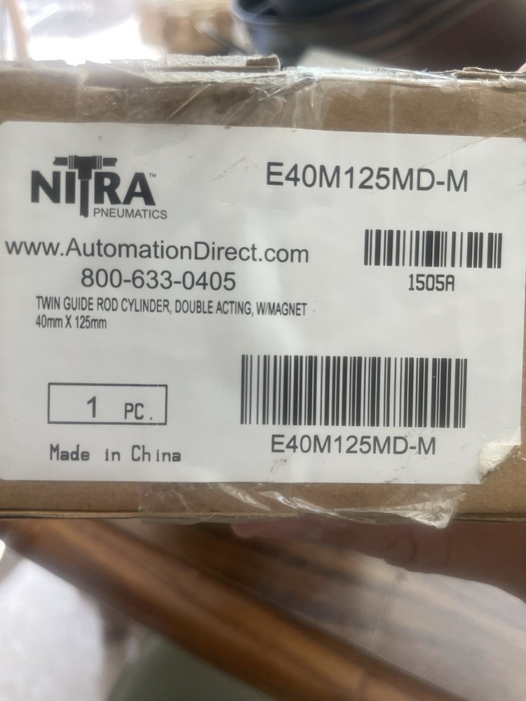 Nitra Pneumatics Twin Rod Air Cylinder