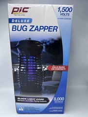 Bug ZAPPER Black Light 15W 1500V Weatherproof 1/2 Acre for Outdoor Pic 15w