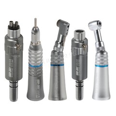NSK Style Dental Low Speed Handpiece Straight Contra Angle Air Motor 1:1 Attach