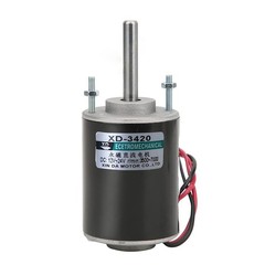 High Torque DC Motor 12 V/24 V Permanent Magnet Motor Mini DC Motor DIY Gener…