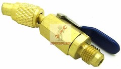 3 Brass Shut Valve For AC Charging Hoses HVAC 1/4″ AC Refrigerant